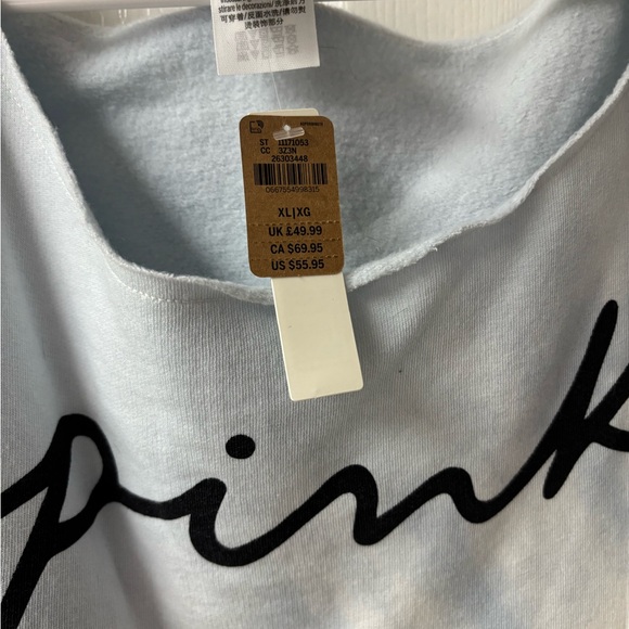 PINK Victoria's Secret Pastel Tie-Dye Sweatshirt - Picture 2 of 3